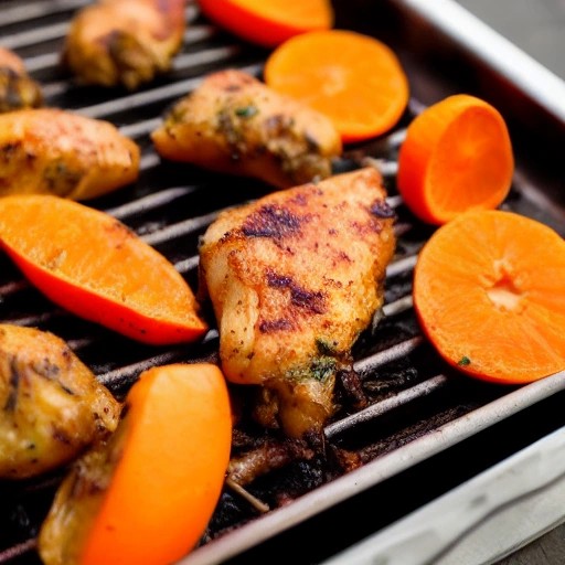 Healthy campfire chicken and vegetable foil pack dinner on the grill.