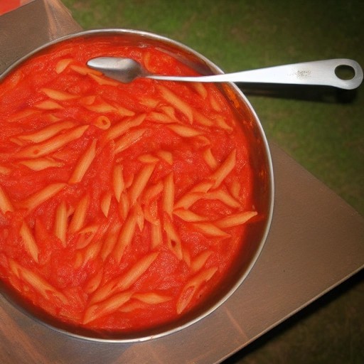Simple 20-minute pasta with tomato sauce prepared in one pan.
