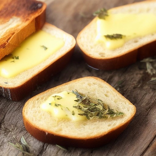 Warm buttery campfire garlic bread cooked in a foil pack.