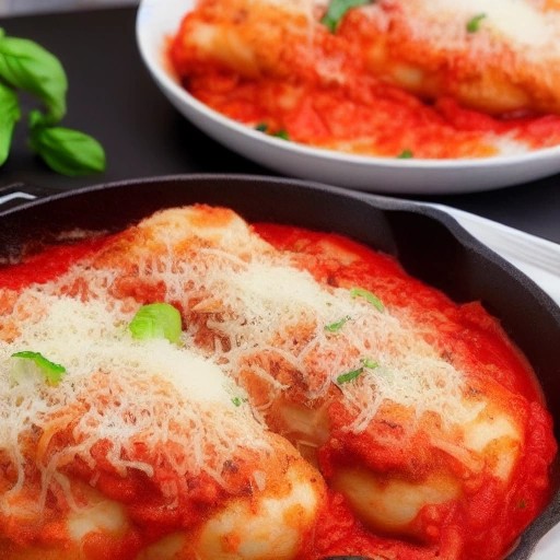 Easy One Skillet Chicken Parmesan Pasta Meal on the Grill