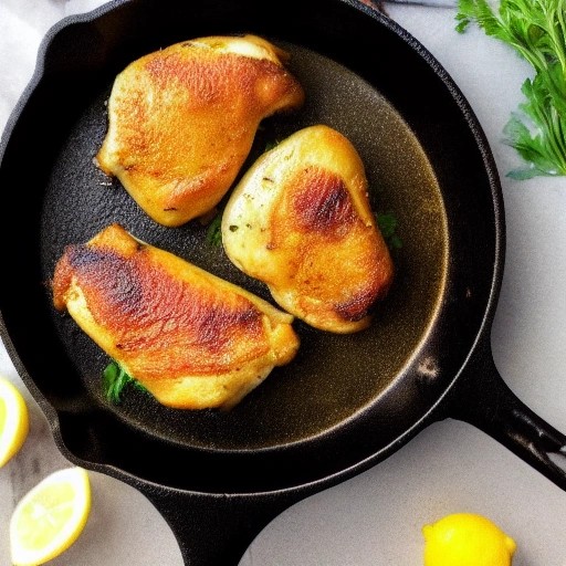 Easy One Skillet Garlic Butter Chicken Dinner on the Grill
