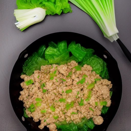 Easy One Skillet Ground Chicken Lettuce Wraps on the Grill
