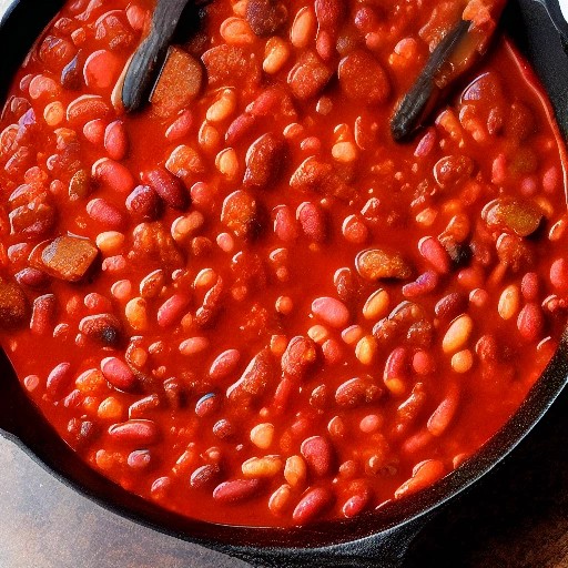 Easy Pantry RV Spicy Bean Chili Skillet with Smoky Grilled Sausage