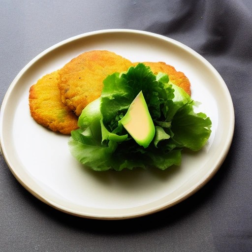 Crispy vegetarian veggie patties cooked in an air fryer.