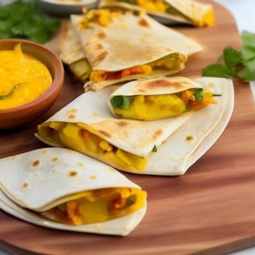 Easy RV Air Fryer Veggie Quesadilla Crisp Wrap
