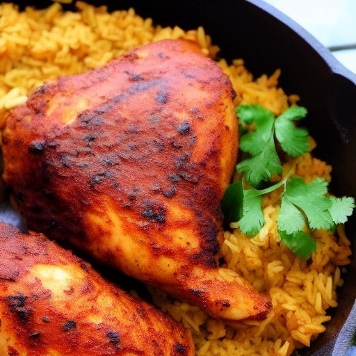 Easy Skillet Cajun Chicken and Rice Dinner