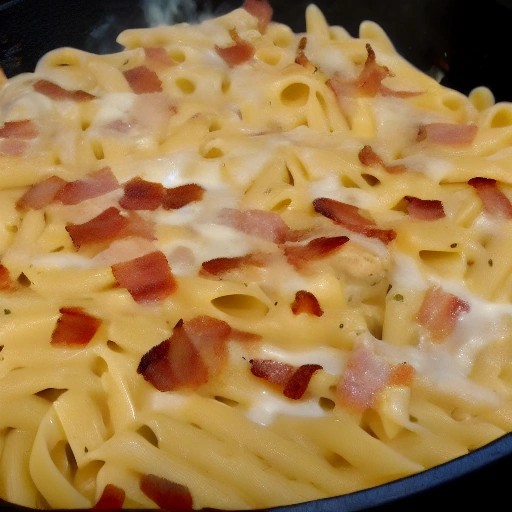 Easy Skillet Chicken Bacon Ranch Pasta