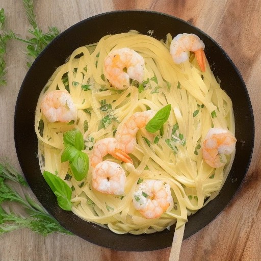 Easy Skillet Creamy Shrimp Pasta