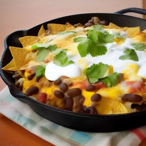 Easy Tex-Mex Loaded Nachos RV Skillet Meal