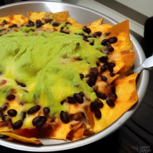 Easy Tex-Mex loaded nachos cooked in a skillet for camper living