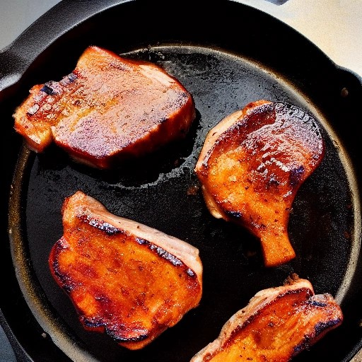 One Skillet BBQ Pork Chops Dinner
