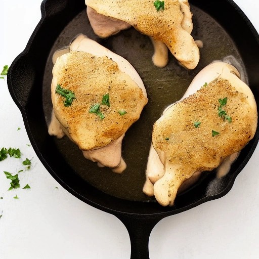 One Skillet Creamy Mushroom Chicken