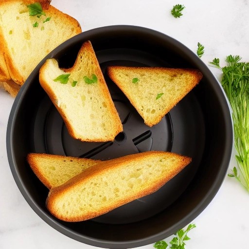 Quick Air Fryer RV Garlic Bread