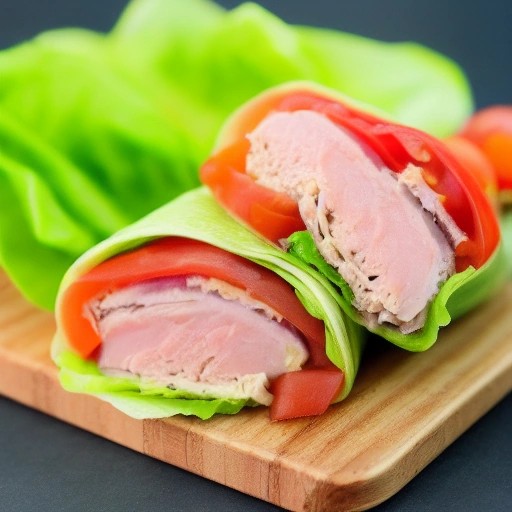 Quick 10-minute tuna sandwich wraps ready for camp lunch.