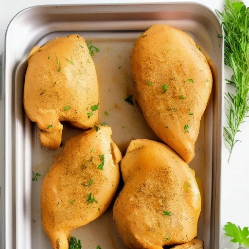 RV Air Fryer Garlic Butter Chicken Breast