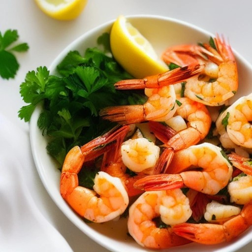 10-minute garlic butter shrimp prepared fresh in an RV air fryer.