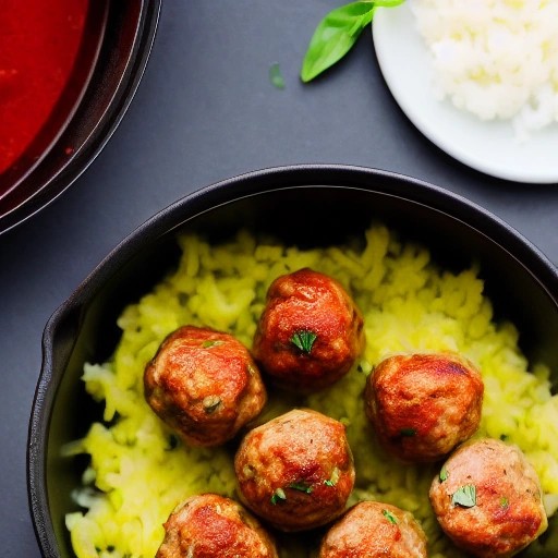 Lean protein turkey meatballs air fried for healthy meal prep.