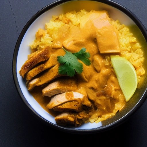 RV Canned Chicken Curry Rice Pantry Meal