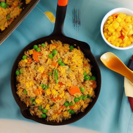 RV Canned Veggie Fried Rice