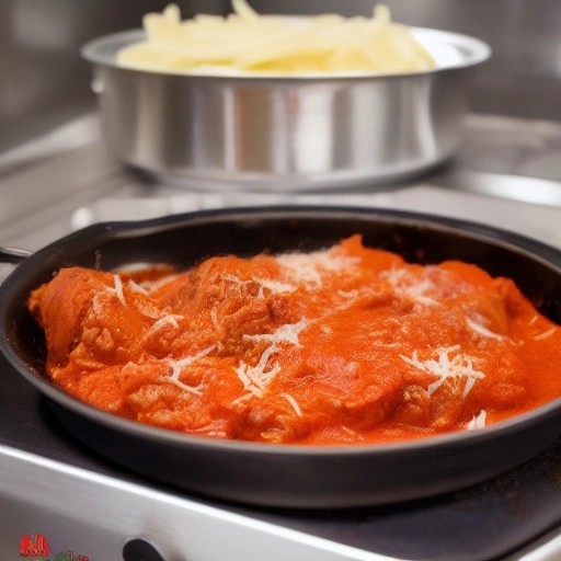 Italian beef marinara pasta cooked in one pot on an RV stovetop