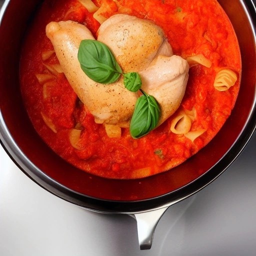 One pot chicken marinara pasta cooked simple for camper van living