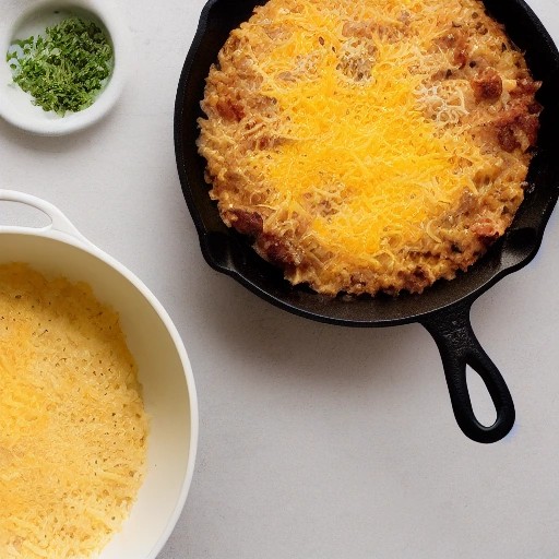 RV Pantry Only Cheesy Rice Bean Skillet