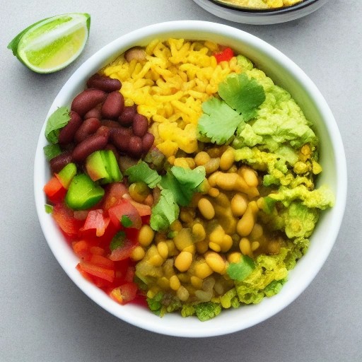 RV Tex-Mex Bean Burrito Bowl Simple Meal