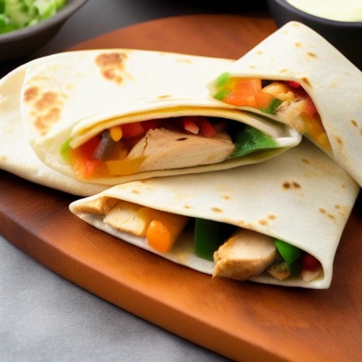 RV Tex-Mex Chicken Quesadilla Wrap Recipe