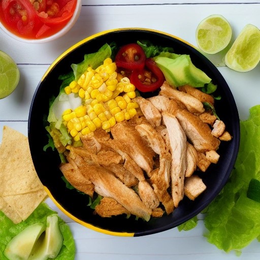 RV Tex-Mex Chicken Taco Salad Bowl Recipe