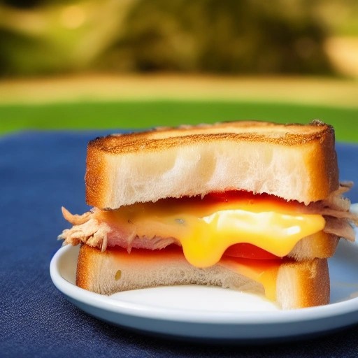 10 Minute RV Tuna Melt Sandwich