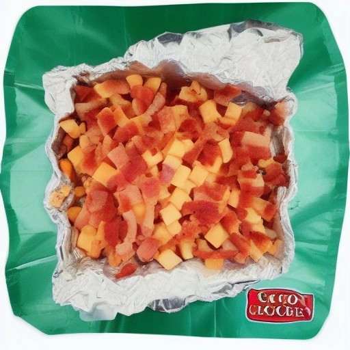 Campfire Chicken Bacon Ranch Foil Packet dinner