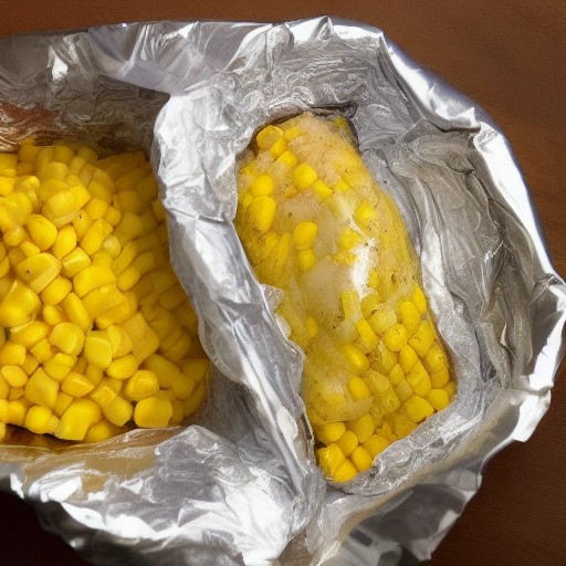 Campfire Garlic Butter Chicken and Corn Foil Packet