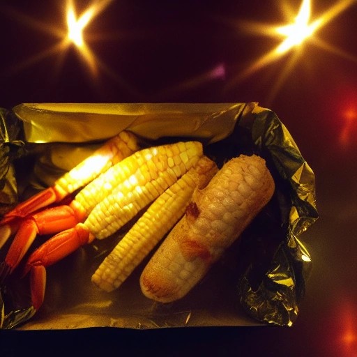 Campfire Garlic Butter Crab Boil Foil Packet feast under the stars