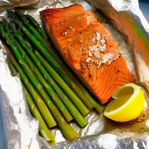 Campfire Honey Garlic Salmon Foil Packet dinner