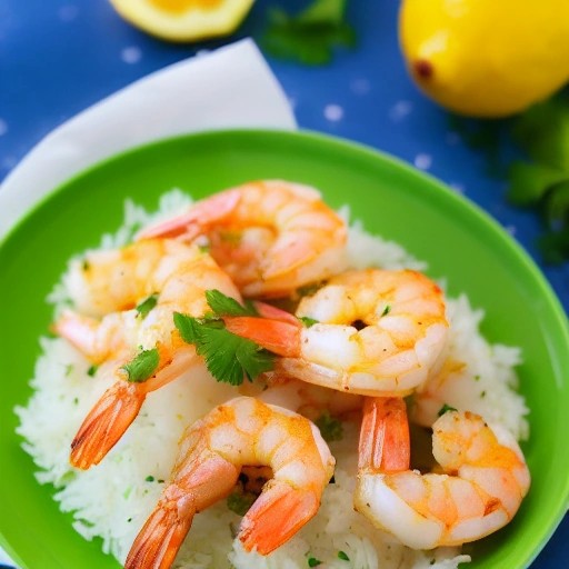 Campfire Lemon Pepper Shrimp and Rice Foil Packet
