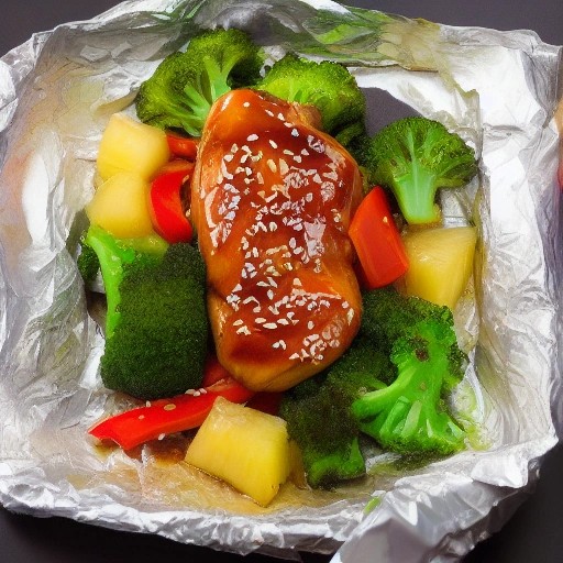 Easy Campfire Teriyaki Chicken Foil Packets with veggies
