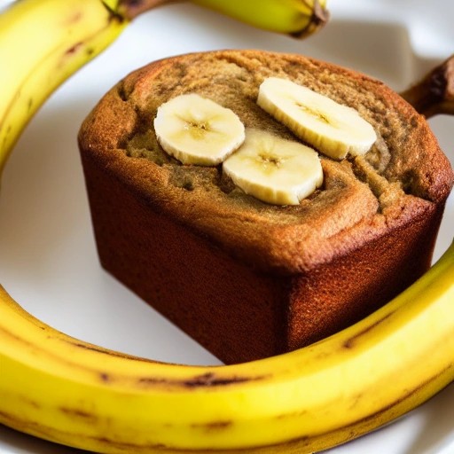 Freshly baked banana bread ring cooked in a portable Omnia oven