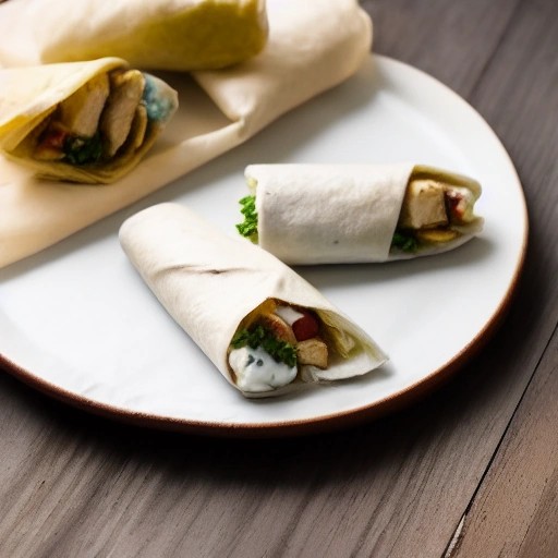 High Protein RV Greek Yogurt Chicken Wraps