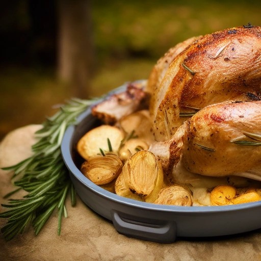 Omnia Oven Garlic Herb Turkey Breast camping dinner