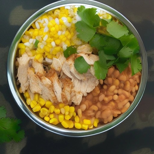 Protein Heavy RV Chicken Burrito Bowl Meal