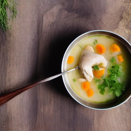 Quick RV Chicken and Rice Soup Bowl Meal